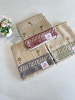 Soft semi Tussar saree/ D527