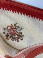 Tissue linen blended saree/ 1671