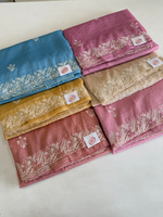Crushed Crape Saree/ HW507