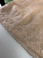 Crushed Foil blended Organza Saree/ AM104