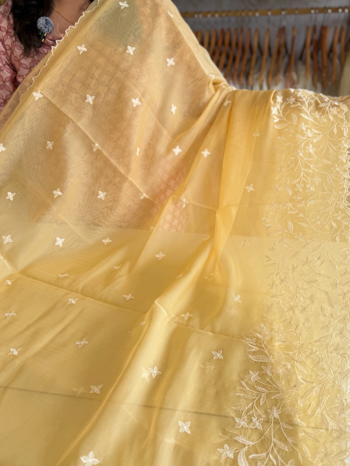 Viscous organza saree/ BL137