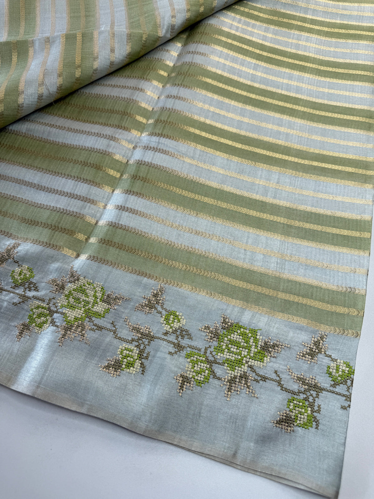 Soft semi Tussar Saree/ D490