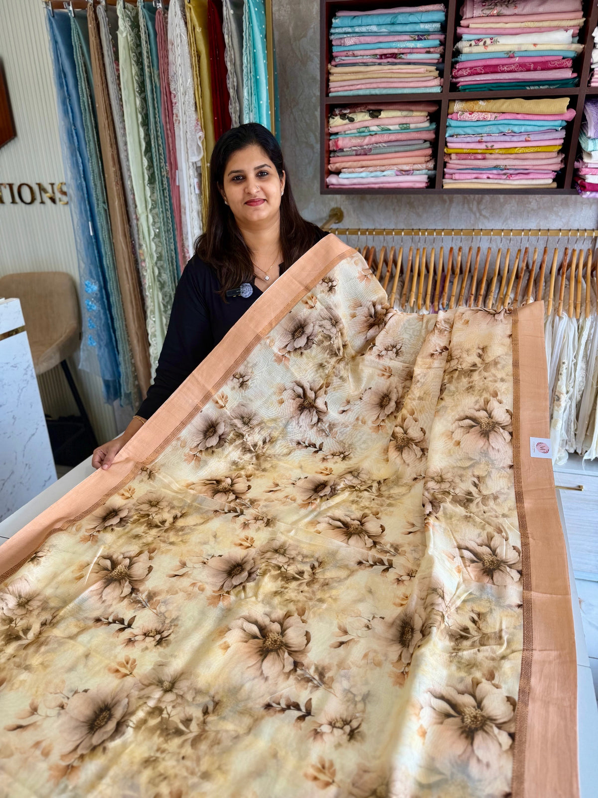 Pure Chanderi silk saree/ Z5712