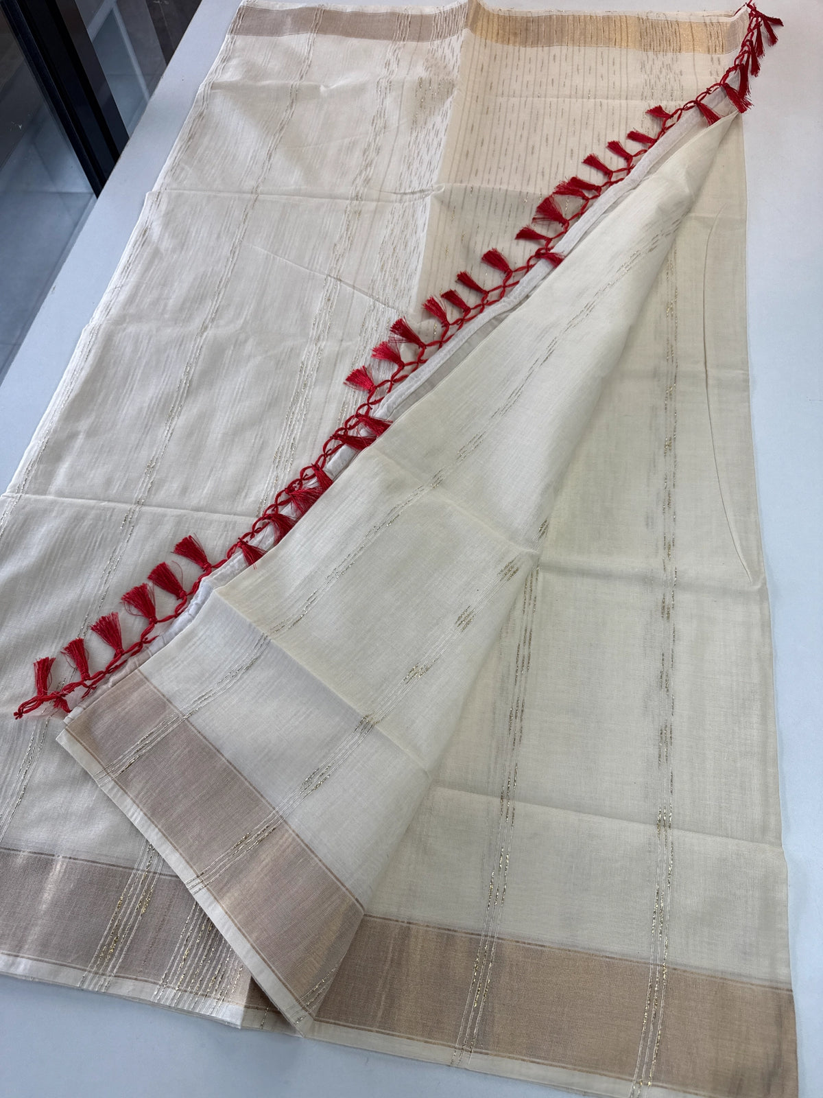 Onam cotton Saree/ MN8559