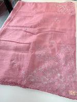 Crushed crape Saree/ AM107