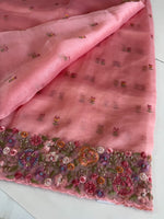 Glass organza saree/ 67HL