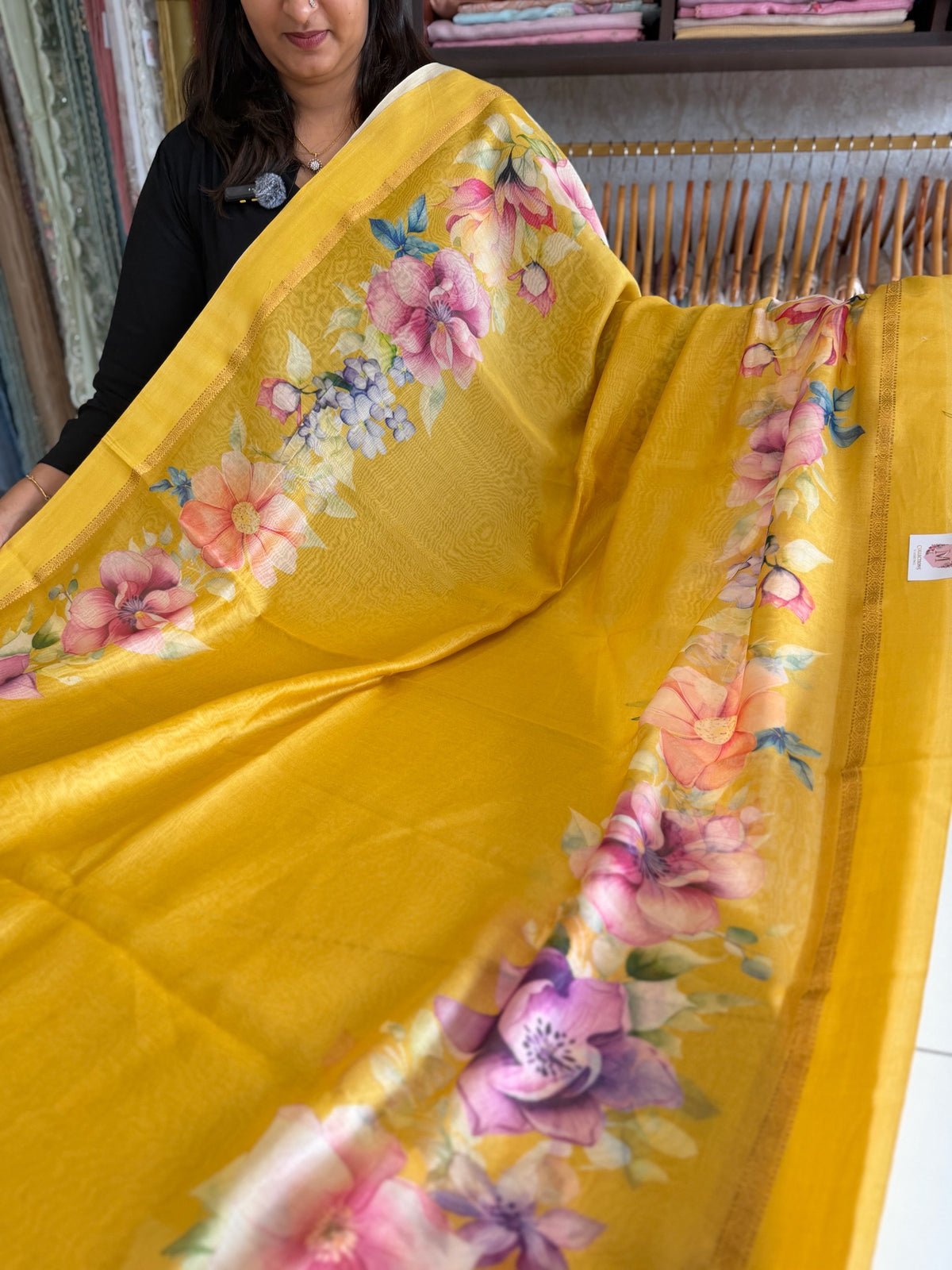 Pure Chanderi silk saree/ Z5712