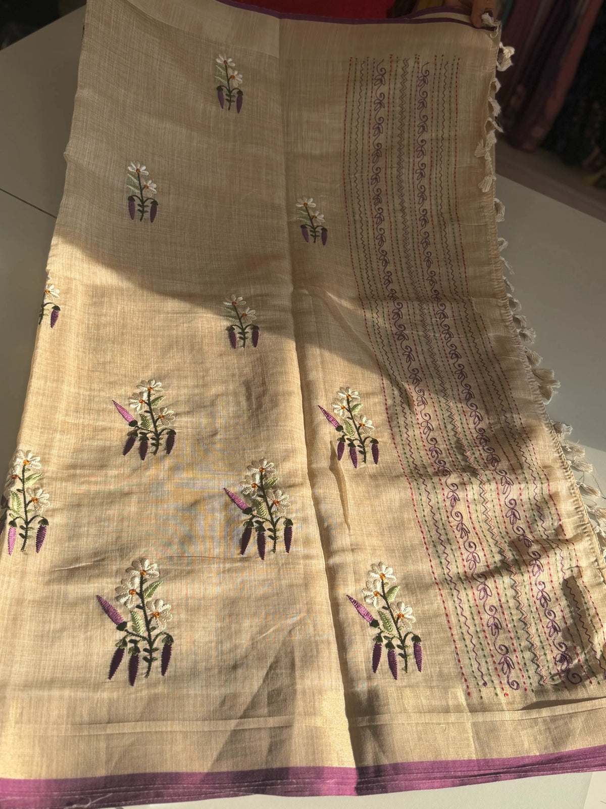Chanderi cottonsaree/ VS804