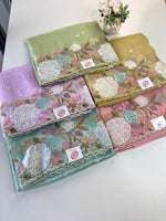 Korean Organza Saree/ MSA122