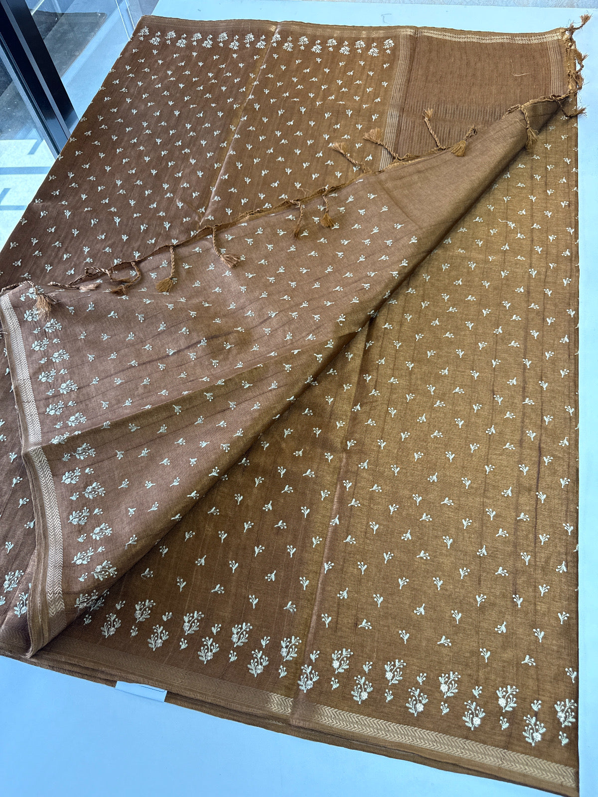 Soft semi Tussar saree/ D470