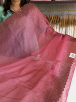 Soft organza saree/ CW296