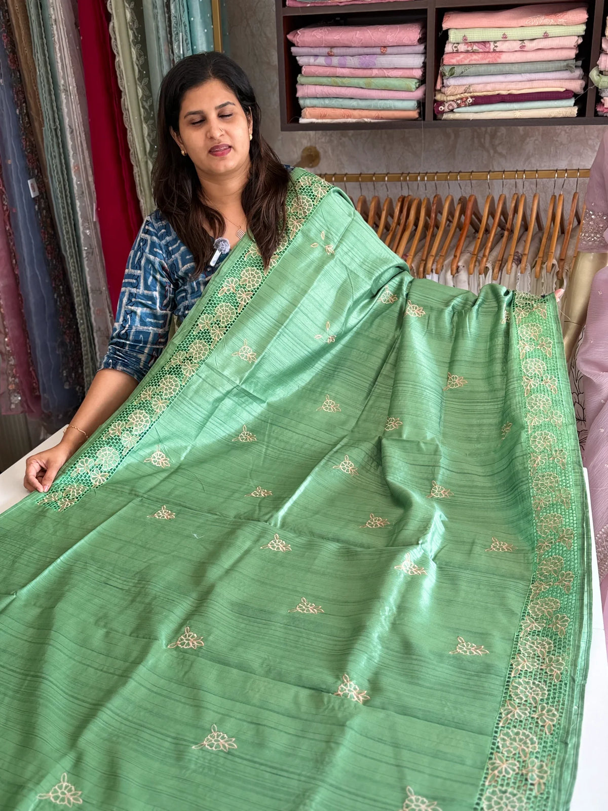 Soft semi Tussar saree / RKF10