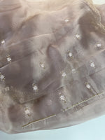 Glass organza party wear saree/ SA850