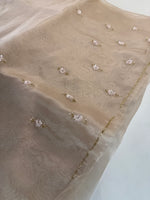 Glass organza party wear saree/ SA850