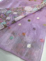 Korean Organza Saree/ MSA122