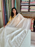 Satin organza saree/ AP59