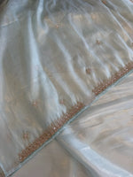 Tissue Organza party wear saree/PE92