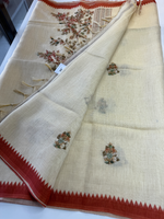 Tissue linen blended saree/ 1671
