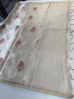 Soft semi Tussar Saree/ FG432