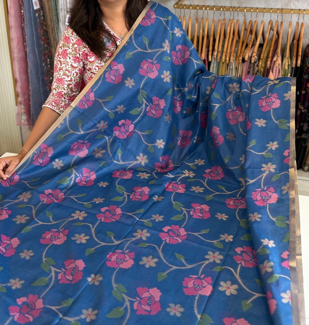 Soft Chanderi saree/ RSD101