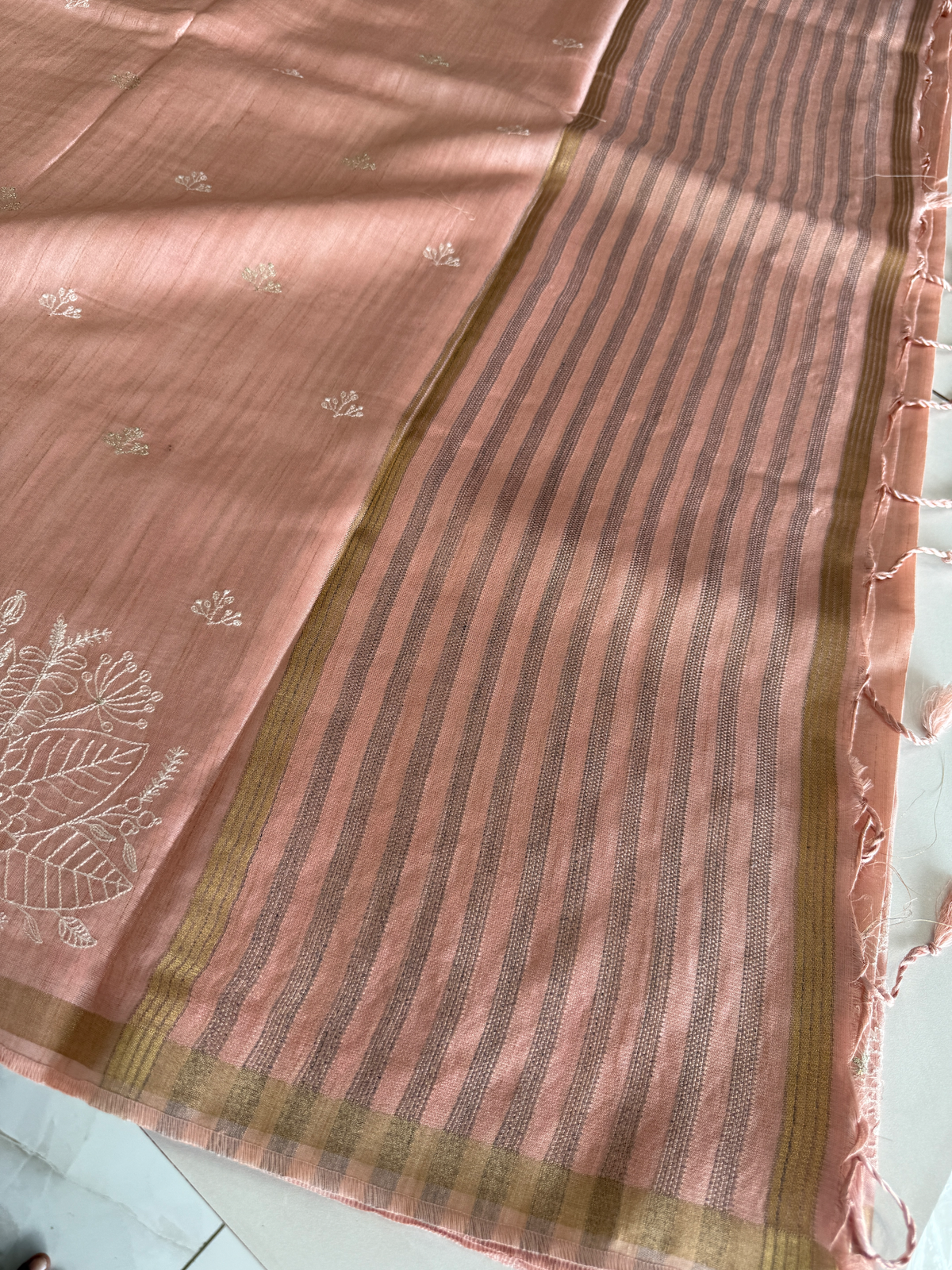 Soft Semi Tussar Saree/ FGD613