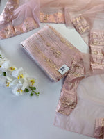 Turkish Organza Unstitched Salwar set / 266H