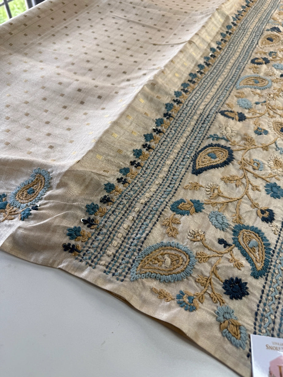 Soft semi Tussar saree/ 446H