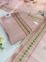 Slub silk unstitched salwar set / NC227