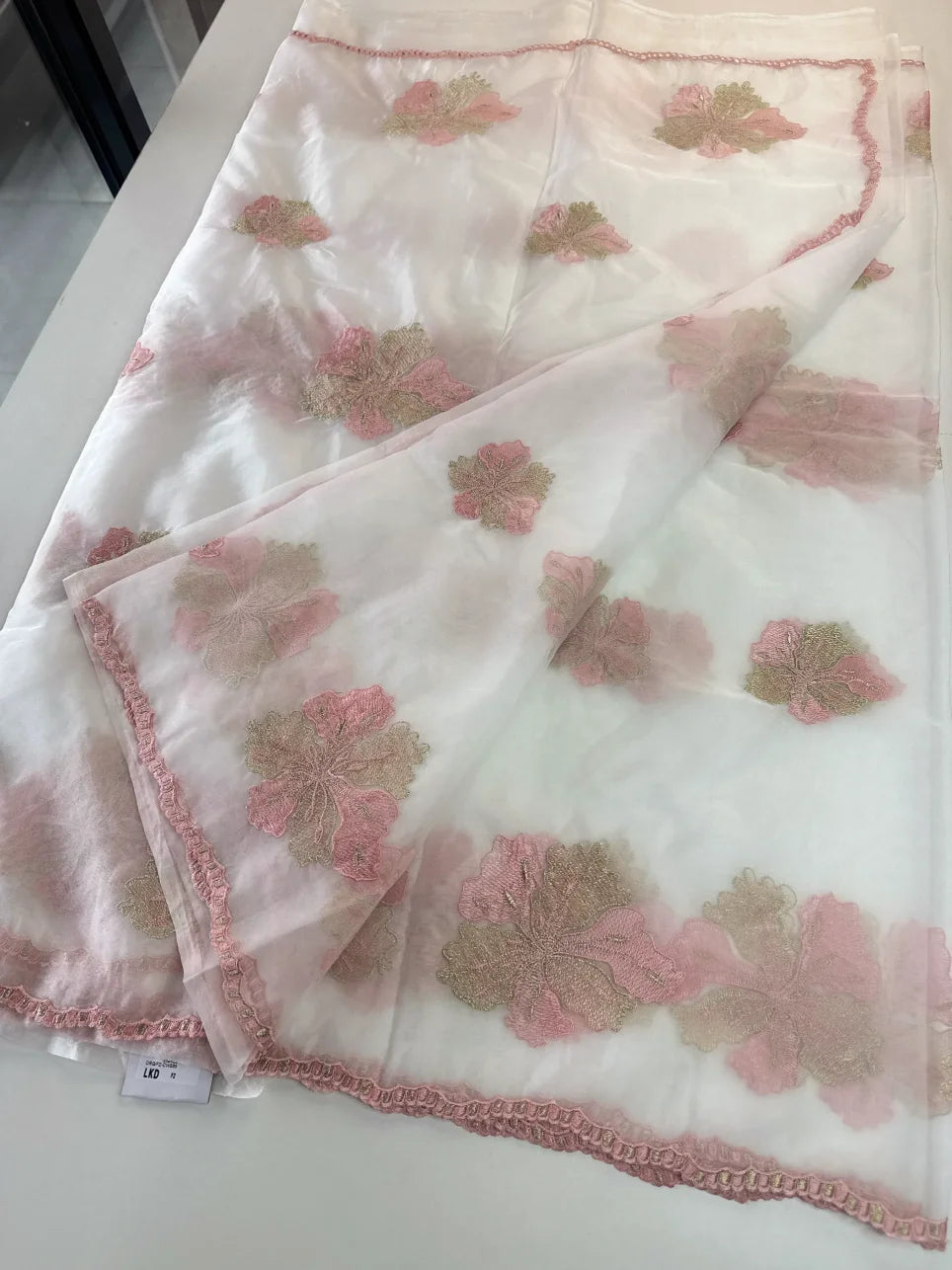 Soft organza saree/ CW865