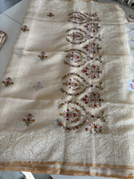 Tissue Linen Saree/ SR564