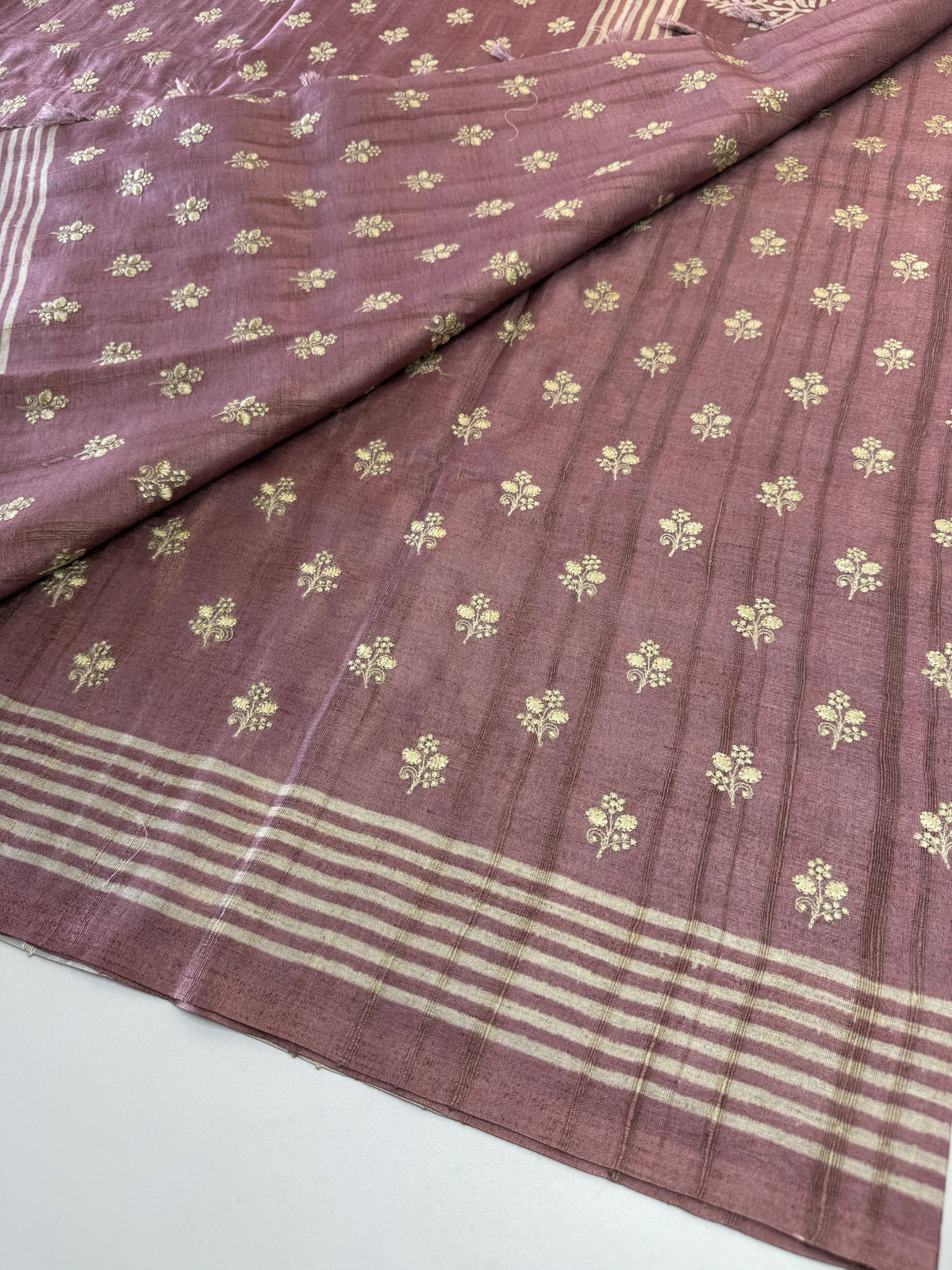Soft Semi Tussar Saree/ D526