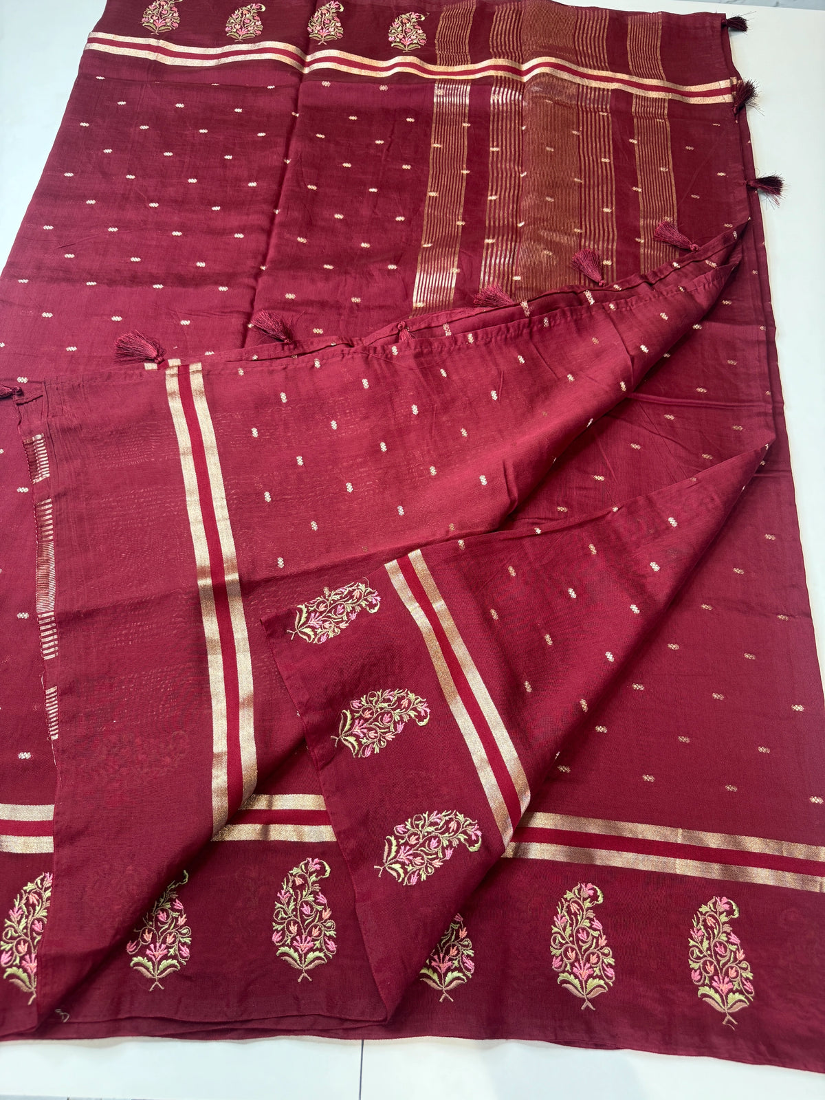 Soft mal cotton Saree/ FC52