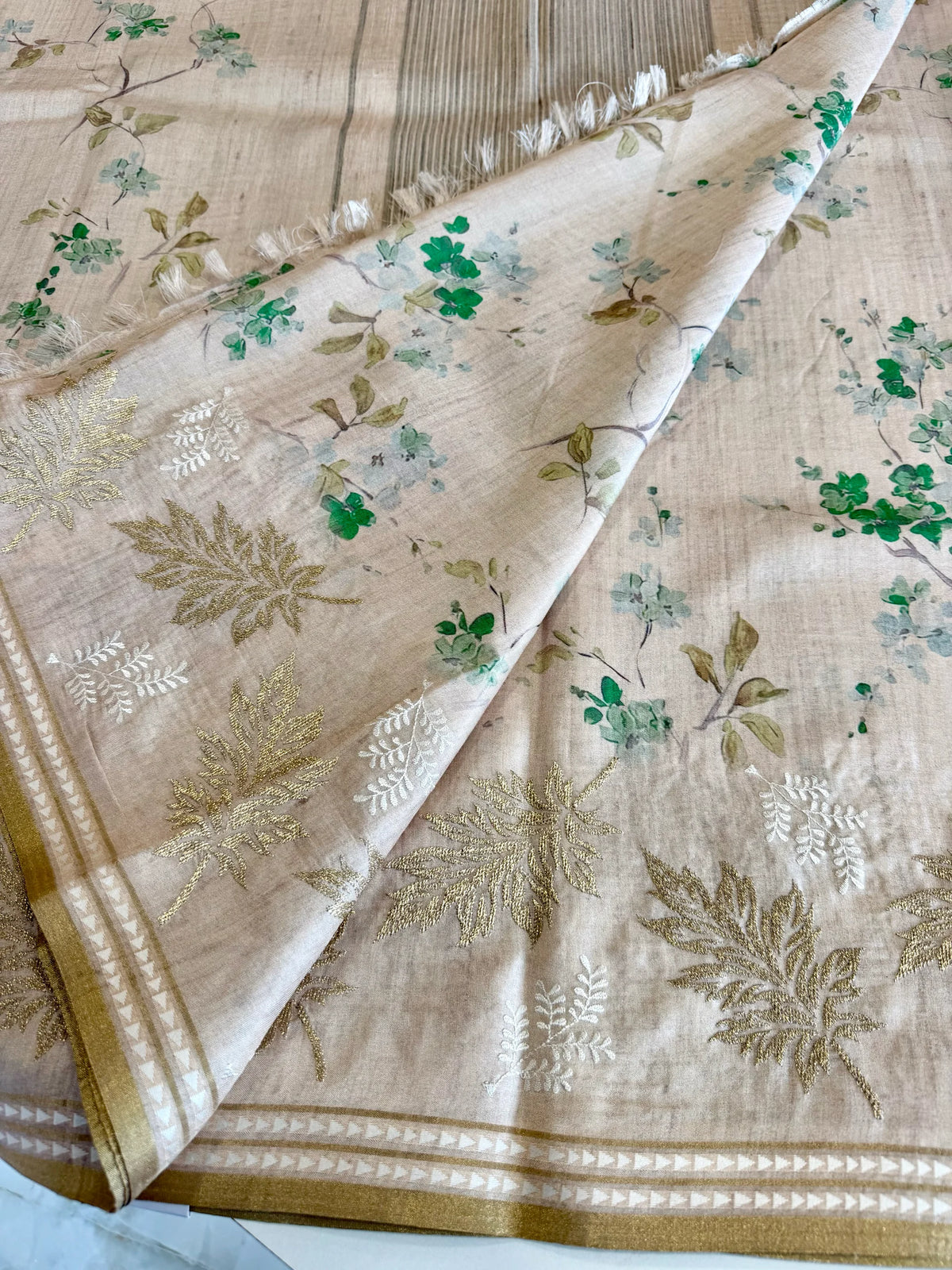 Soft semi Tussar Saree/ 2295