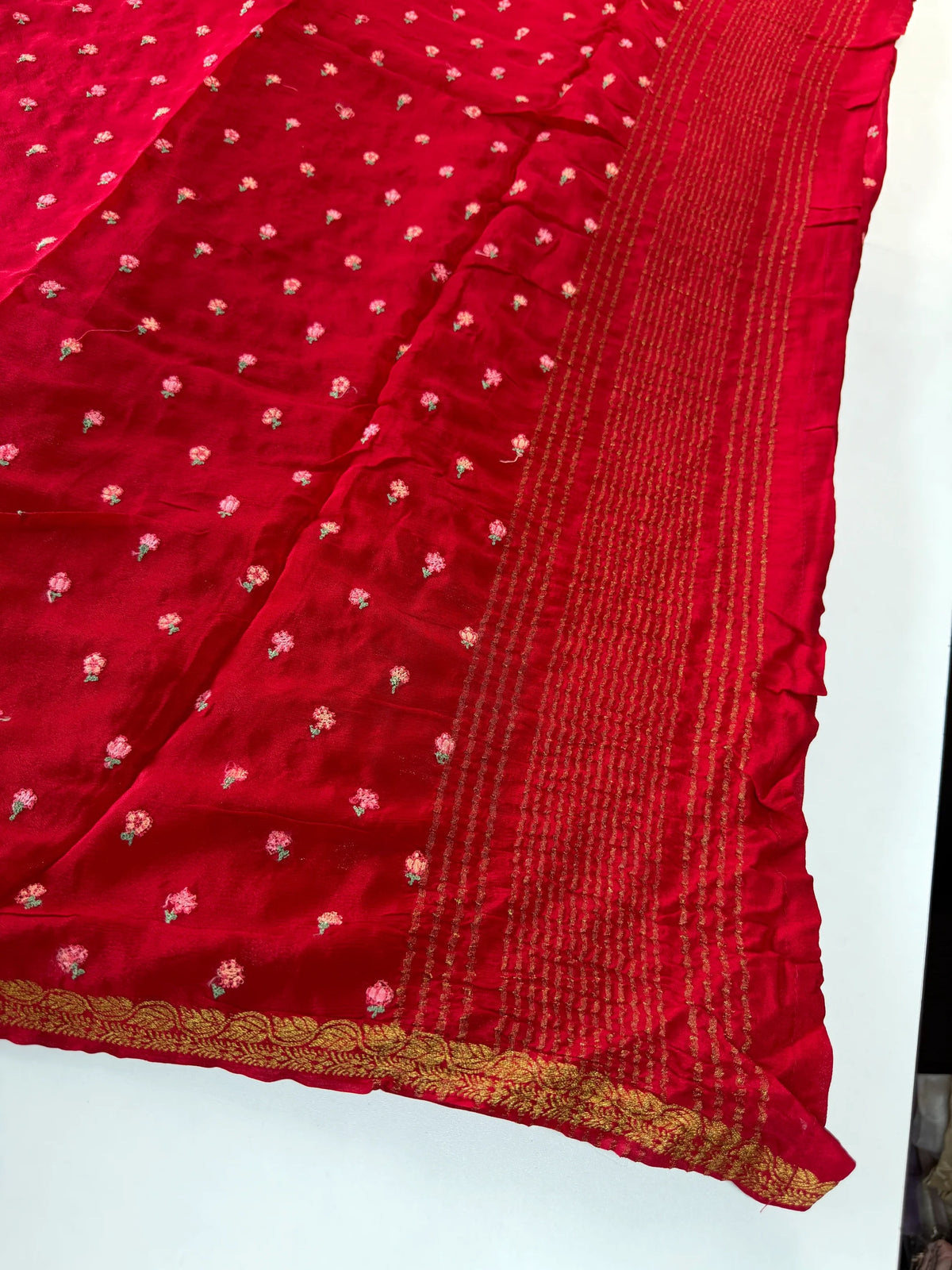Platinum Georgette Saree/ 8523