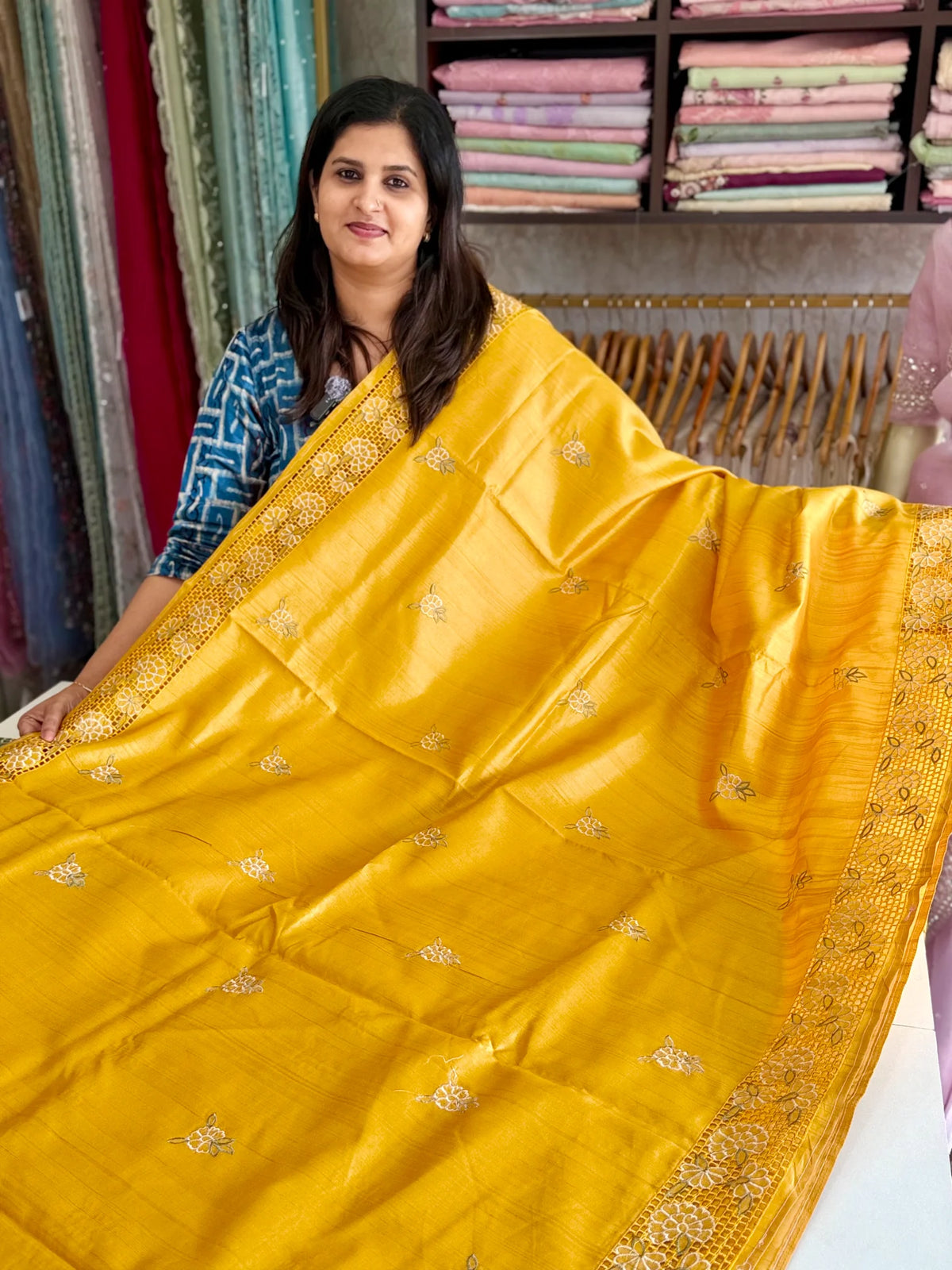 Soft semi Tussar saree / RKF10