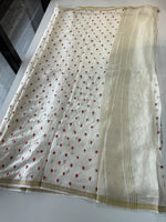 Platinum Georgette Saree/ 8523