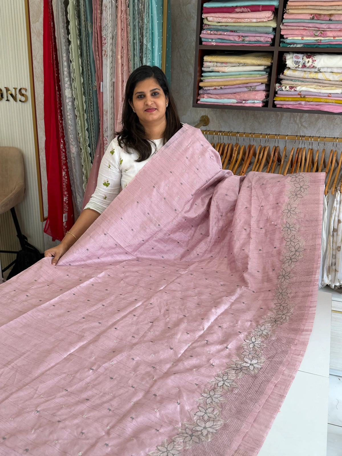 Semi silk saree/ ND57