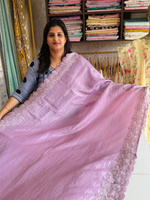 Crushed Organza Saree/ BP118