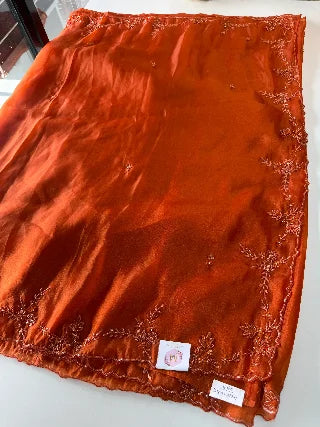 Satin Organza Saree/ AM108
