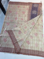 Soft seminTussar Saree/ D523