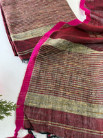 Linen jamdhani unstitched salwar set / NC281
