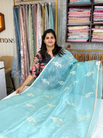 Glass Organza Saree/ CW666