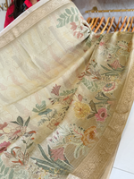 Crushed Tissue Saree/ 183A