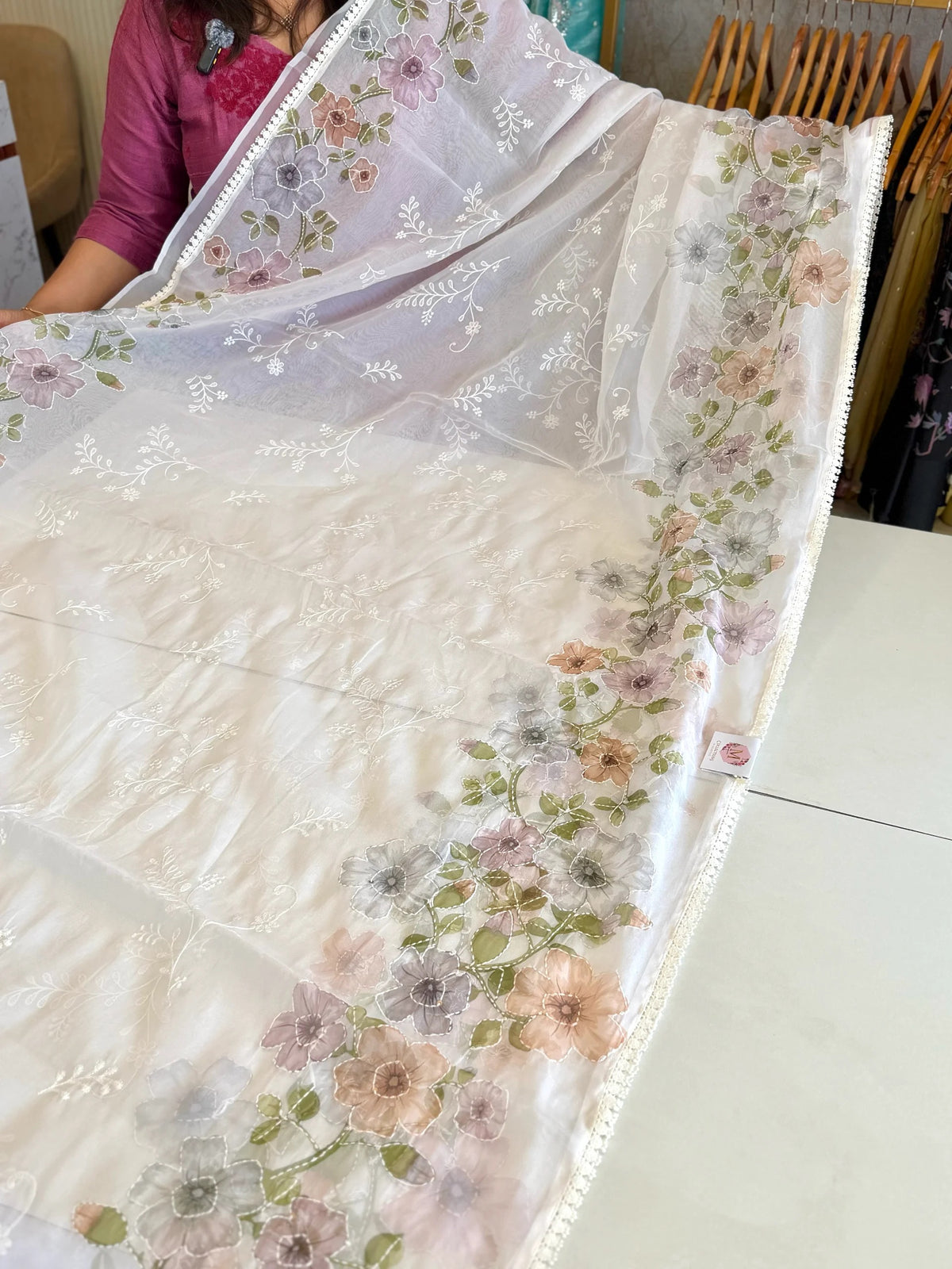 Organza Saree/ 3450