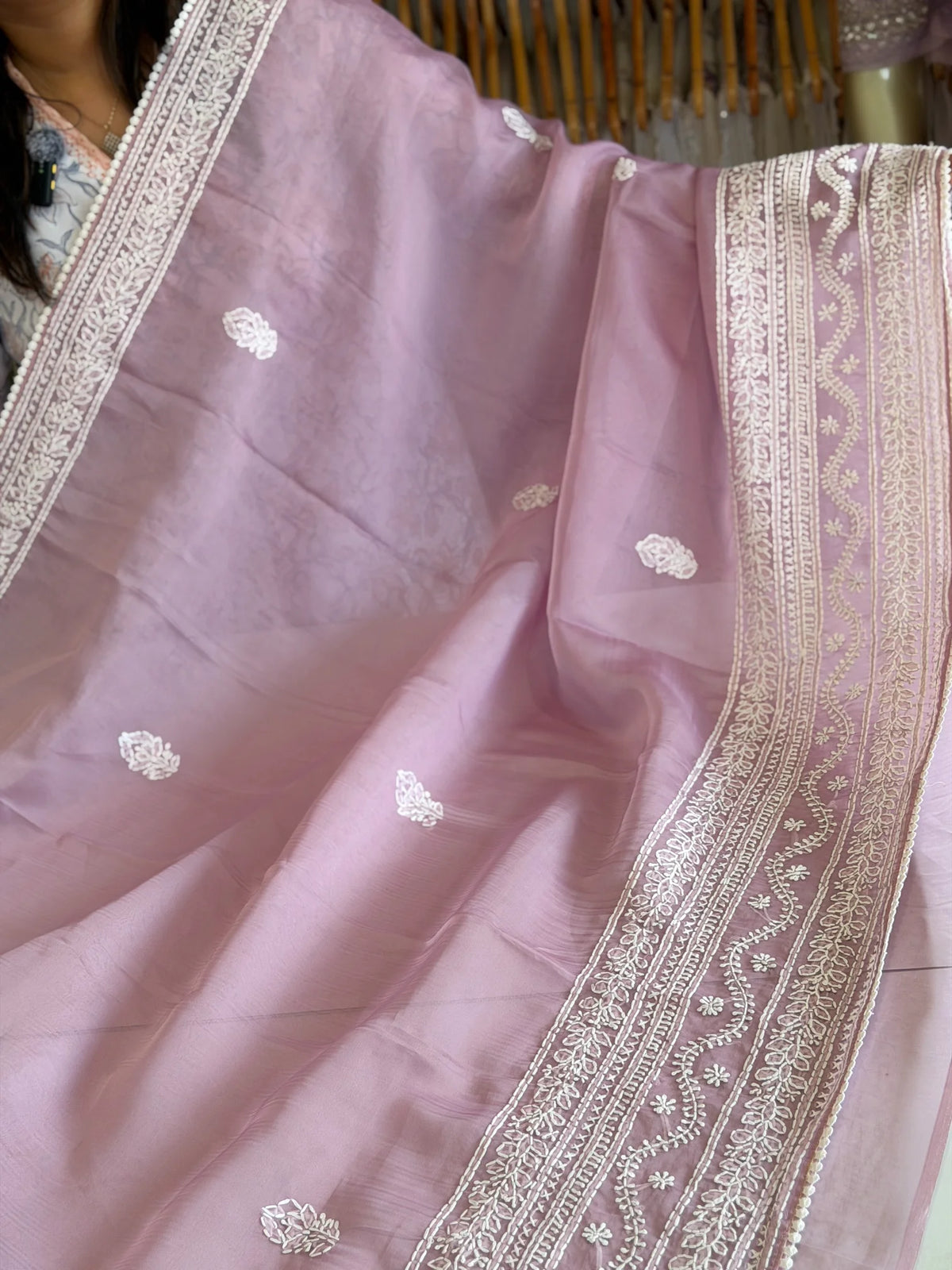 Viscous organza saree/ 3341