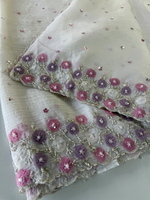 Crushed Organza Saree/ HW161