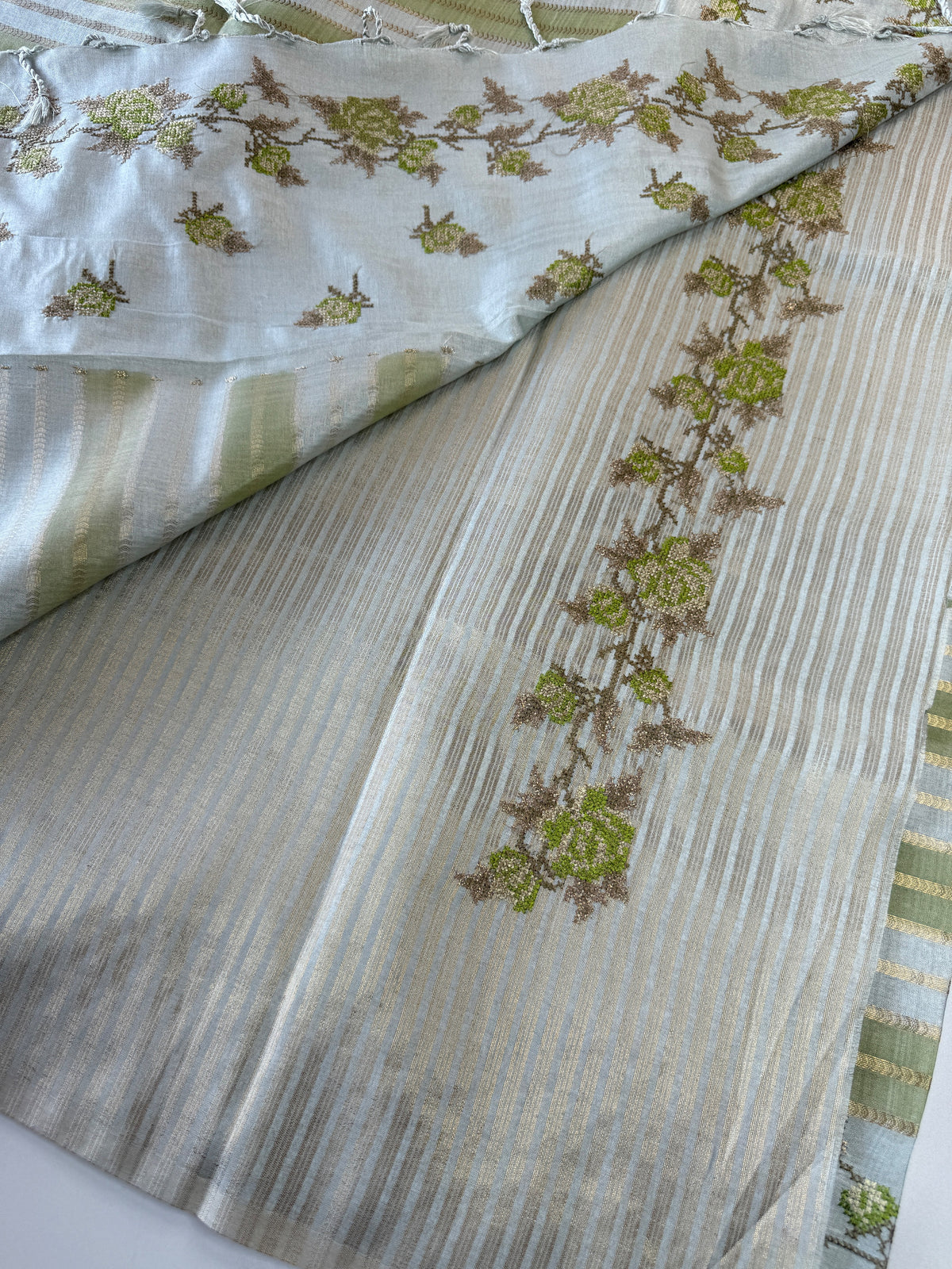Soft semi Tussar Saree/ D490