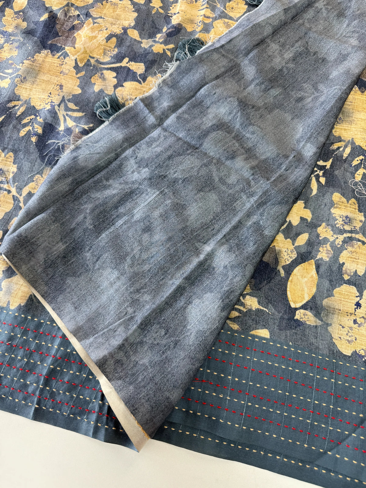 Semi Tussar printed saree/ PP06