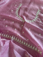 Crushed Crape Saree/ HW507