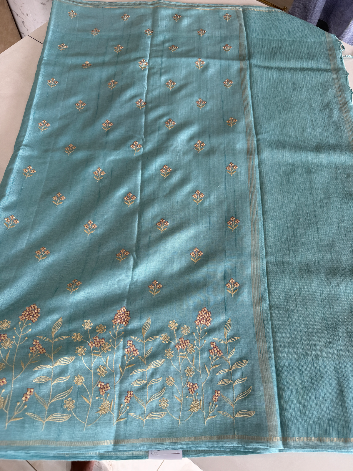 Soft Semi Tussar Saree / FGD481
